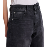 The Bubble Crop Washed Black