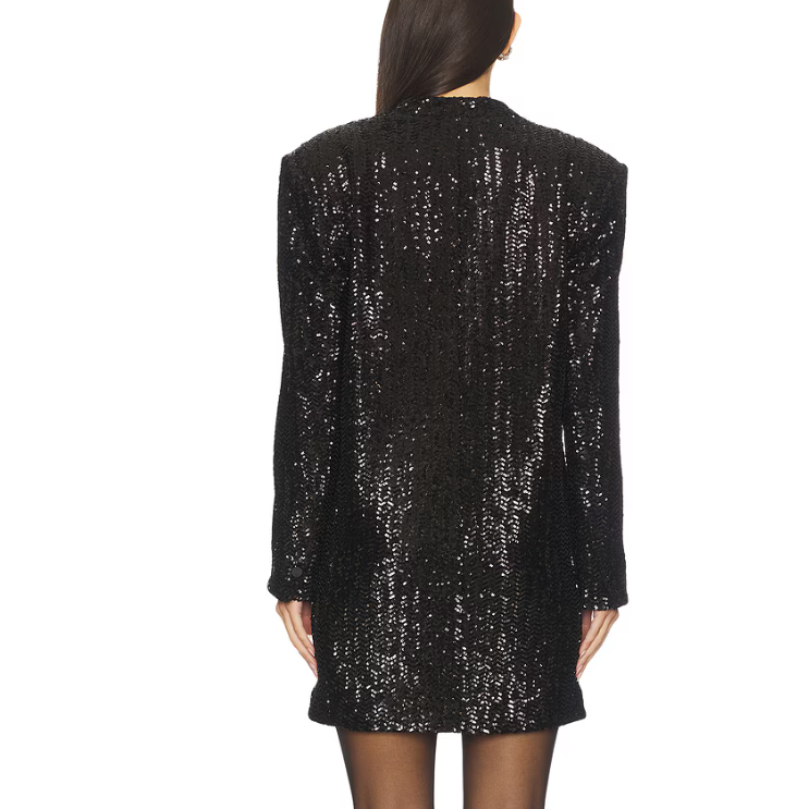 Veneda Dress Black Sequin