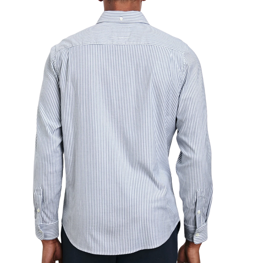Vance Men's Shirt Blue White Stripe