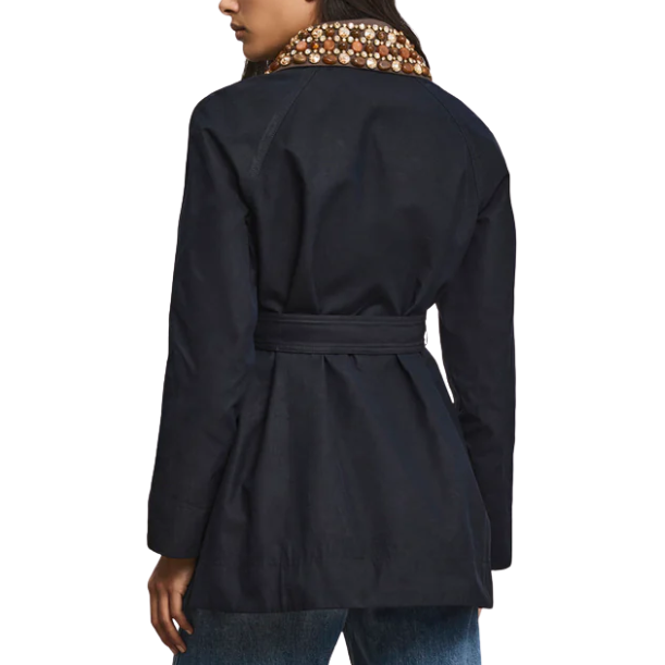 Langham Dickey Coat Navy