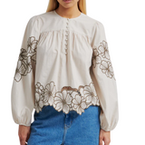Elinor Blouse Beige