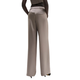 Sarah Satin Pants Graphite
