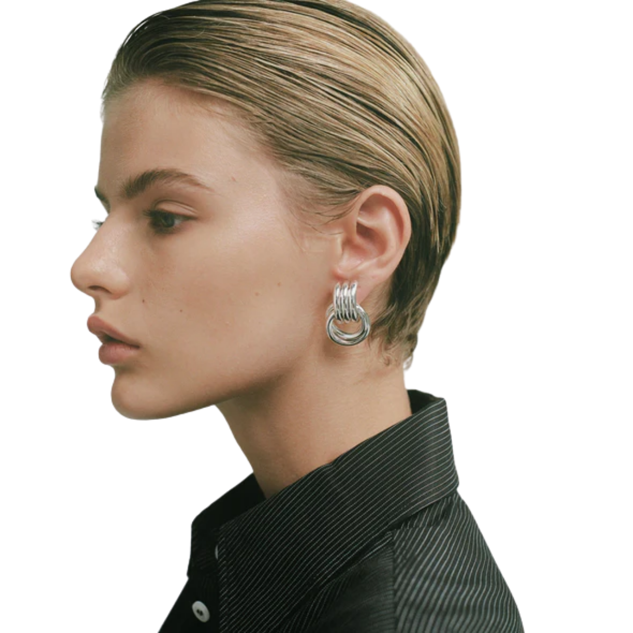 Mini Knot Earring Silver