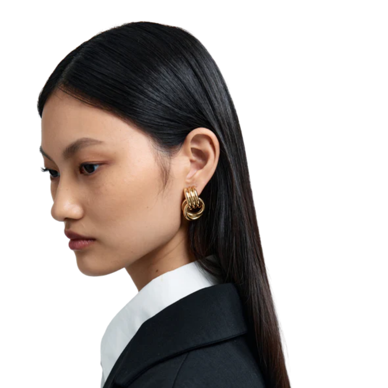 Mini Knot Earring Gold