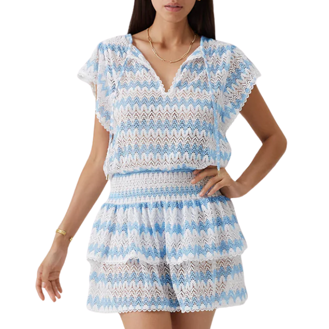 Remi Dress White/Oasis