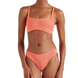 Phoebe Bikini Metallic Coral