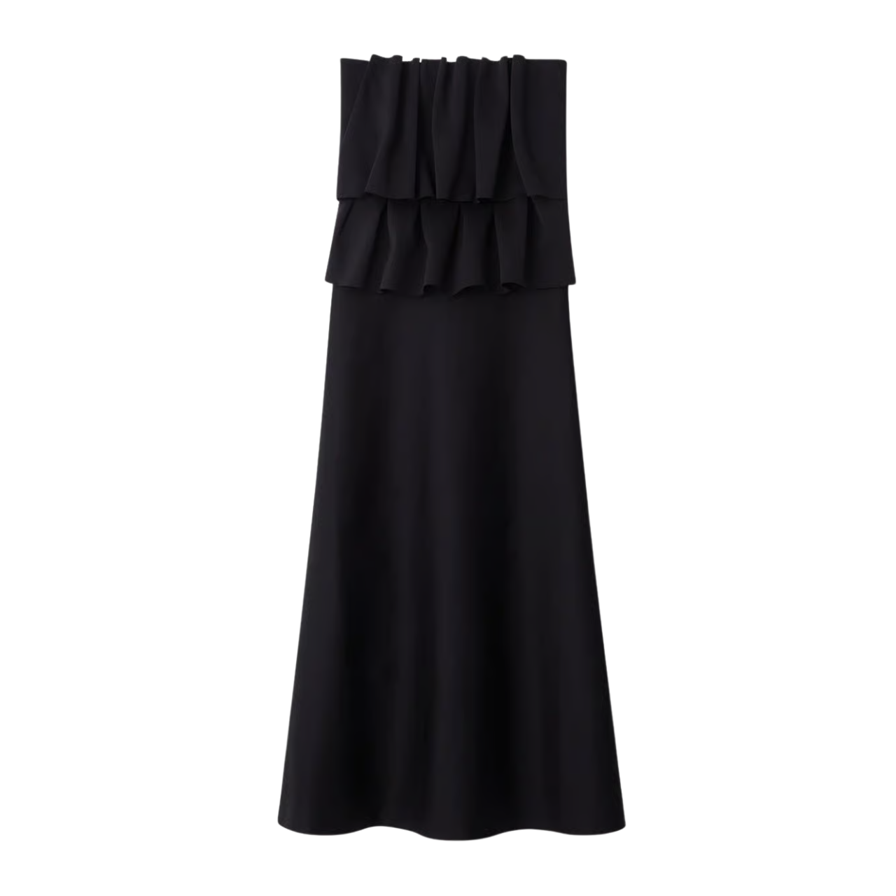 Sculpted Tube Dress Black