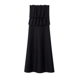 Sculpted Tube Dress Black