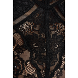 Lace Strappy Top Black