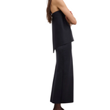 Square Slim Dress Black