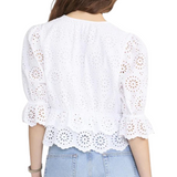 The Solstice Eyelet Blouse