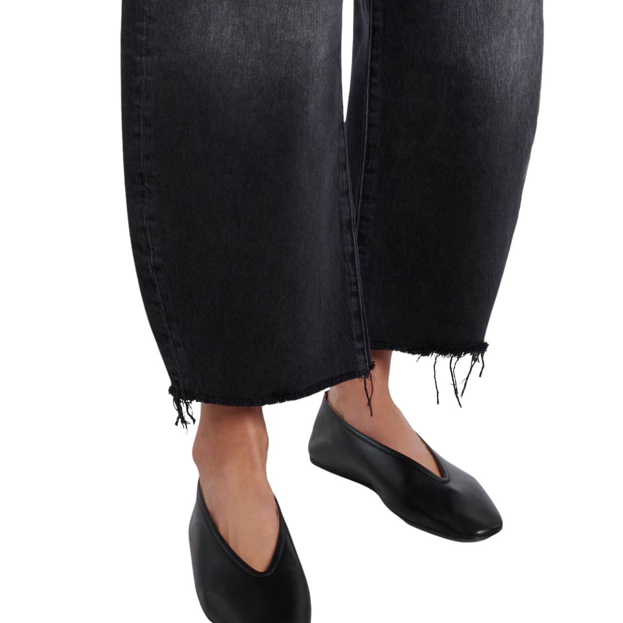 The Bubble Crop Washed Black