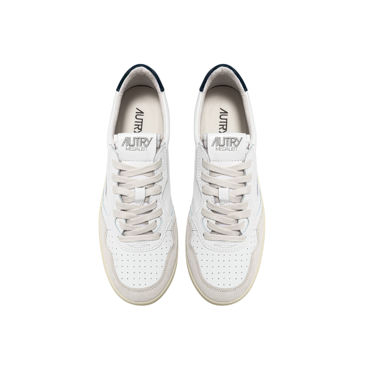 Medalist Low White Blue