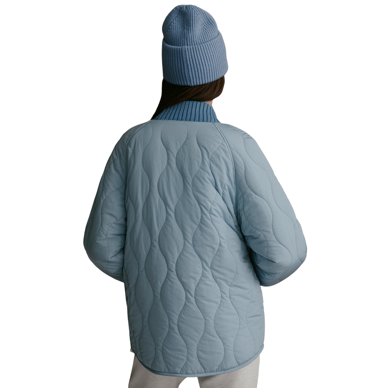 Serina Reversible Quilt Jacket Blue