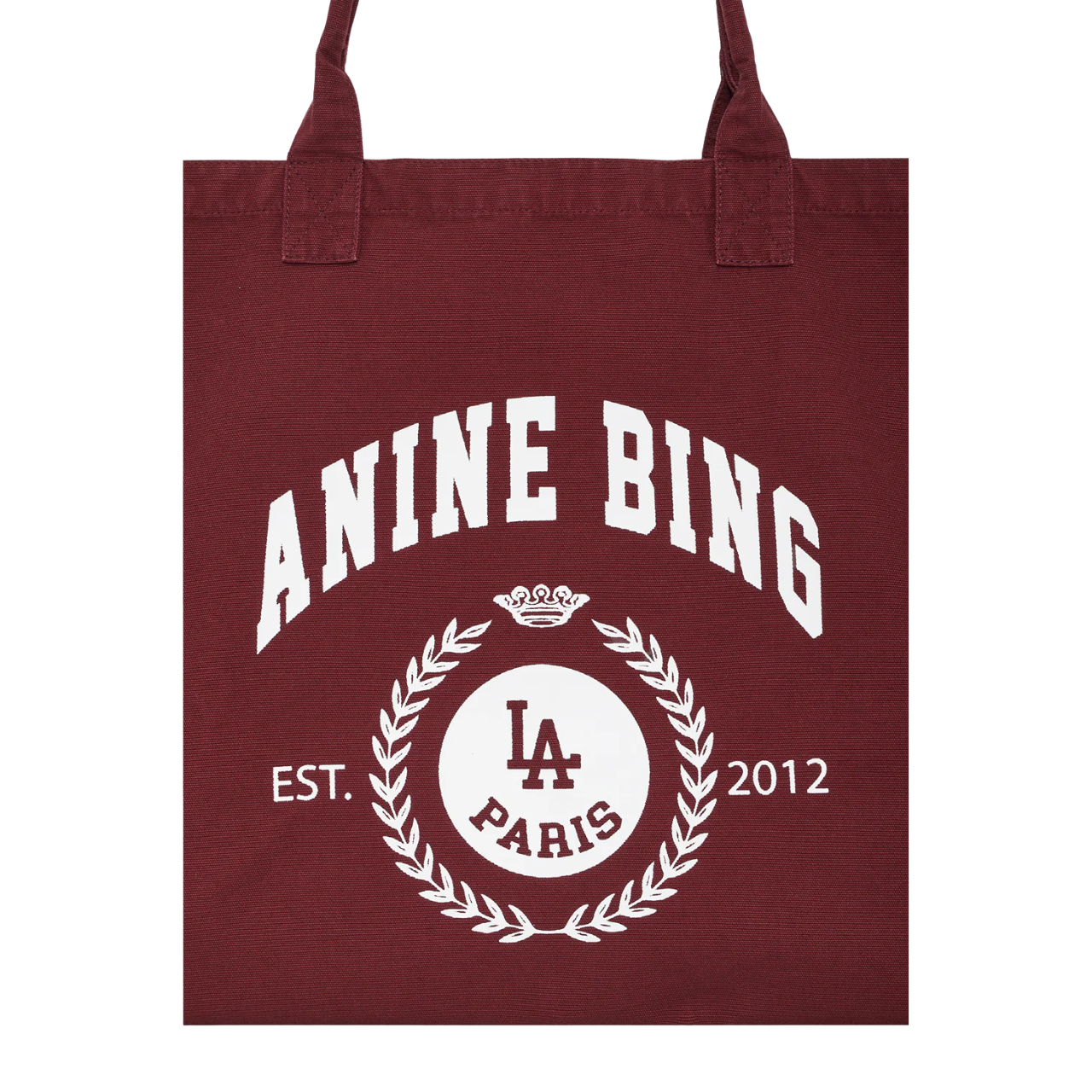 Leo Canvas Tote Collegiate Fig