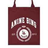 Leo Canvas Tote Collegiate Fig