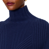 Isabel Soft Wool Rib Jumper Abyss