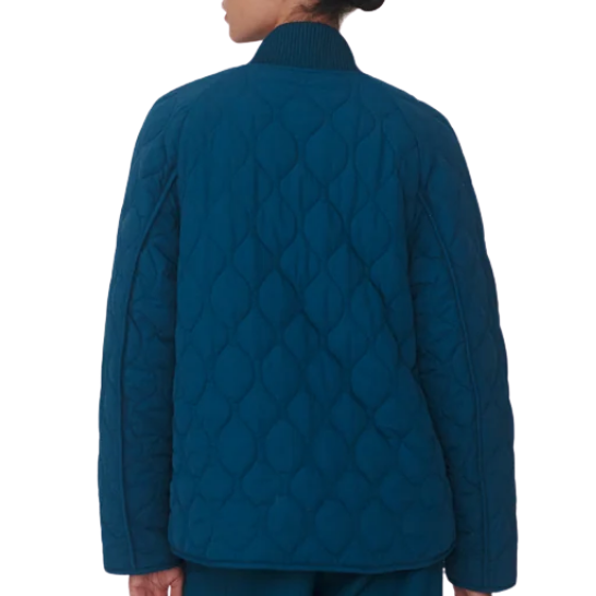 Luca Quilted Jacket Sea Blue