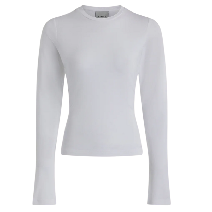 Enda LS Fitted Tee White