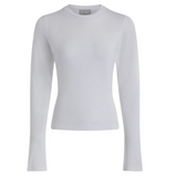 Enda LS Fitted Tee White