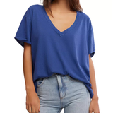 Nina V Tee Indigo