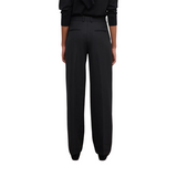 Relaxed Wool Trousers Black
