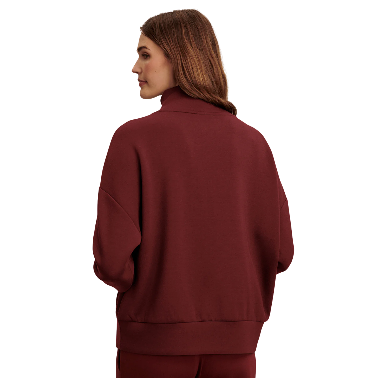 Hawley Half Zip Maroon