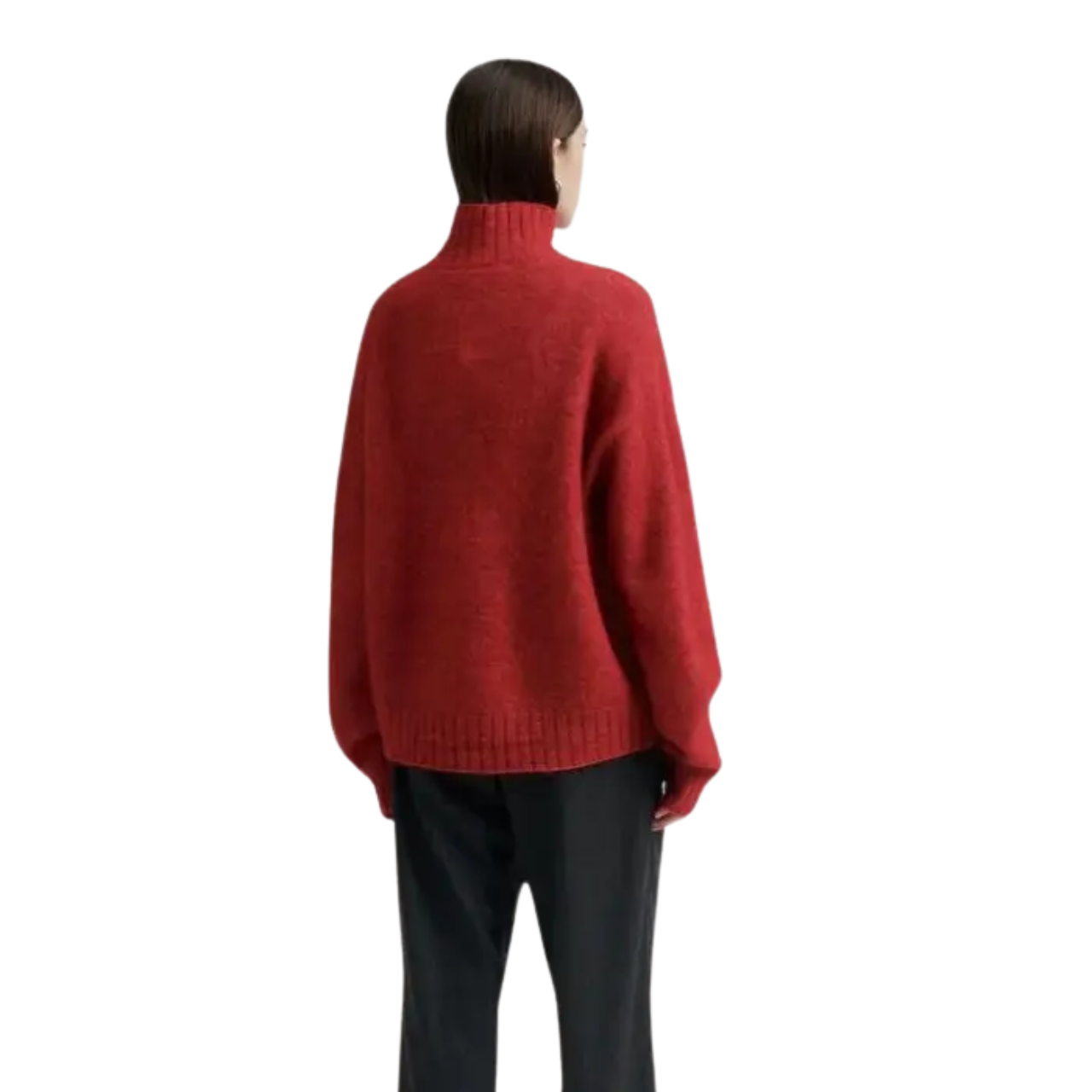 Brookline Knit T-Neck Red