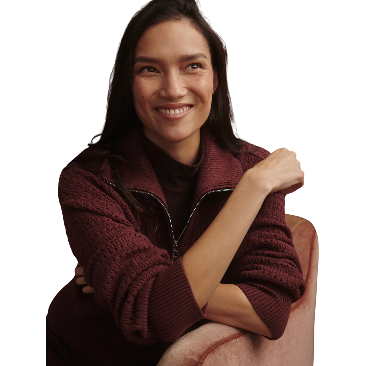 Darla Half Zip Knit Sassafras