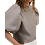 Cleo Blouse Graphite