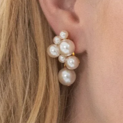 Perlita Earrings Pearl