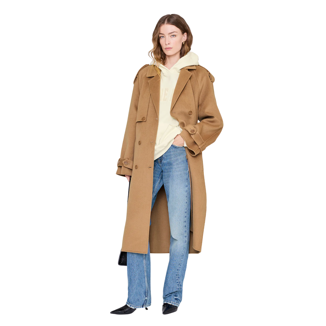 Harvey Hoodie Washed Cream