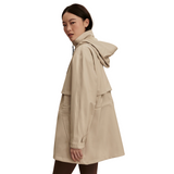 Alyssa Rain Coat Silver Lining