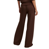 The Wide Leg Pant 30 Coffee/Marl