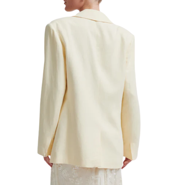 Lino Blazer Alabaster