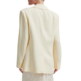 Lino Blazer Alabaster