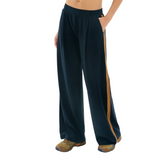 Luca Airweight trouser w/Stripe Indigo Honey