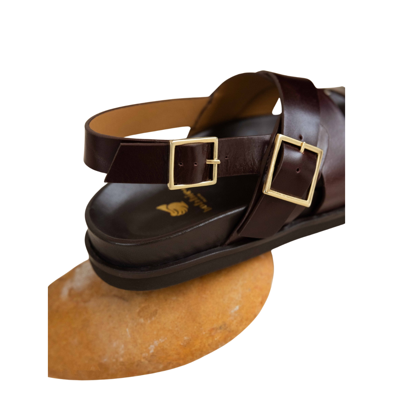 Nori Flat Sandals Irish Coffee
