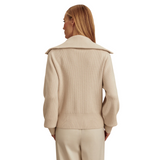 Enrico Knit Jacket Silver Birch