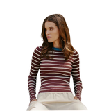 The Dora Top Raisin Brown