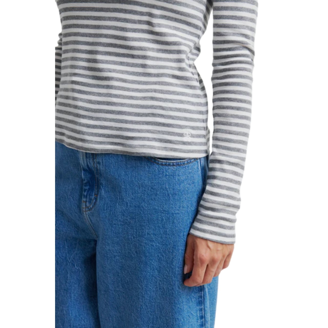 Alvilda O-Neck Tee Grey