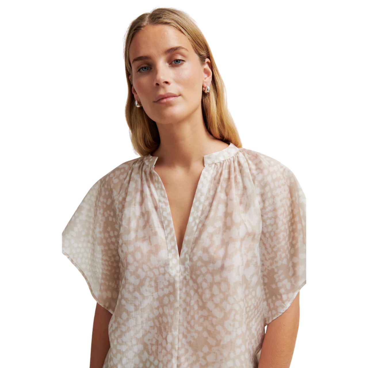 Shades Blouse Taupe