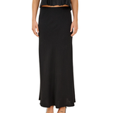 Romina Skirt Black Linen