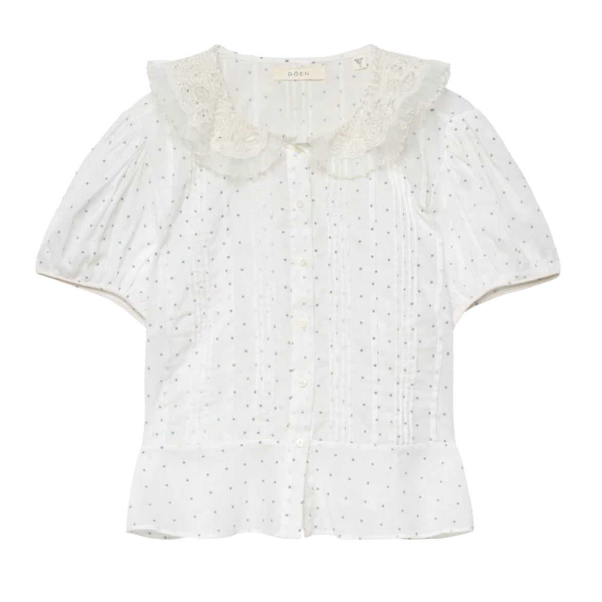 Oleta Top Salt Flock Dot