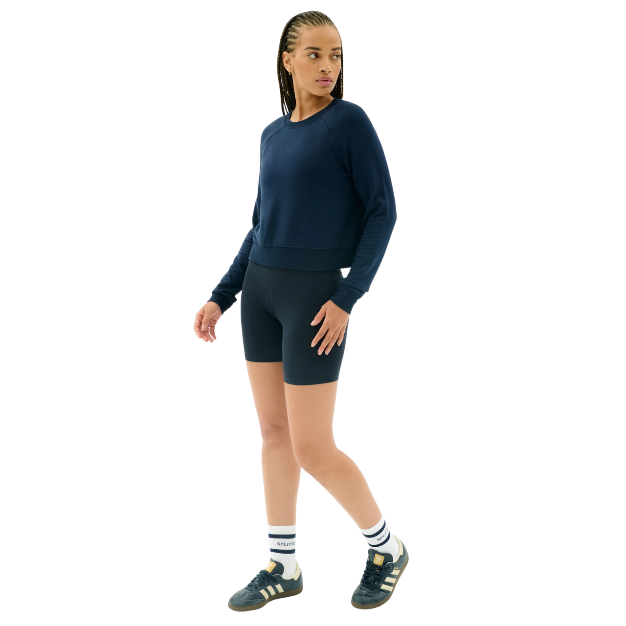 Brooks Fleece LS Sweatshirt Indigo