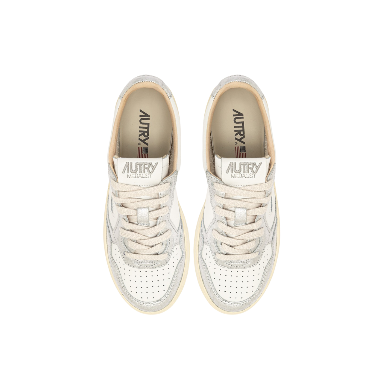 Medalist Low White Silver