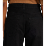 The Bow Crop Jean Black