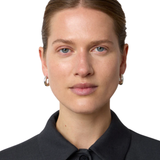 Rose Earrings Silver