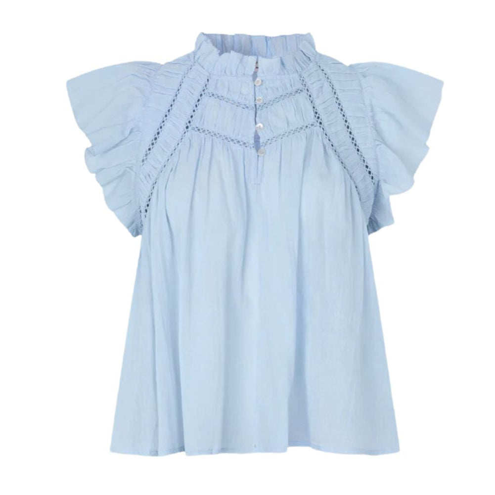 Gaya Cashmere Blue Top