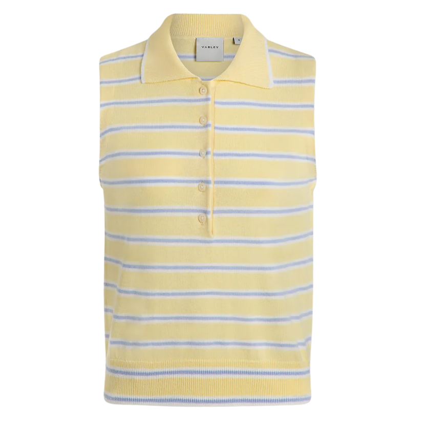 Rue Polo Tank Anise Flower/Blue